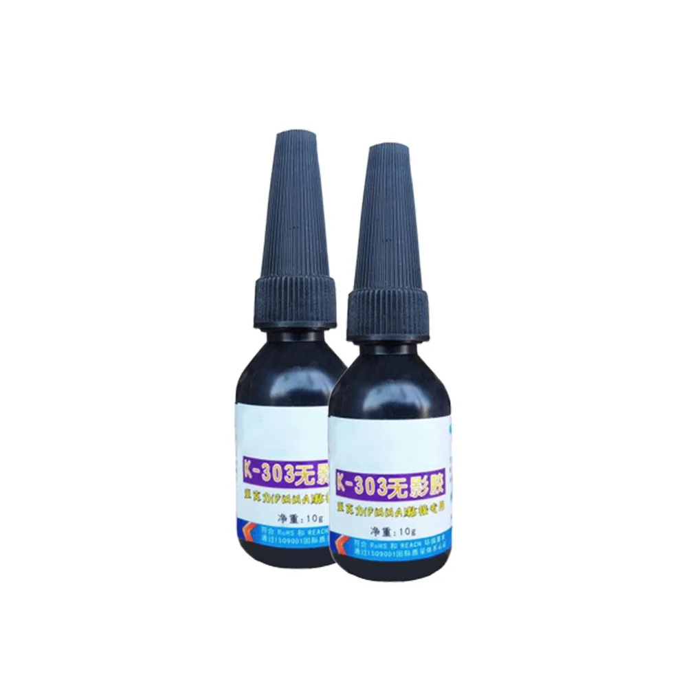 

1pcs 10g Shadowless Adhesive K-303 Acrylic Glass Plastic Bonding Multifunctional Repair UV Glue For Acrylic Adhesive