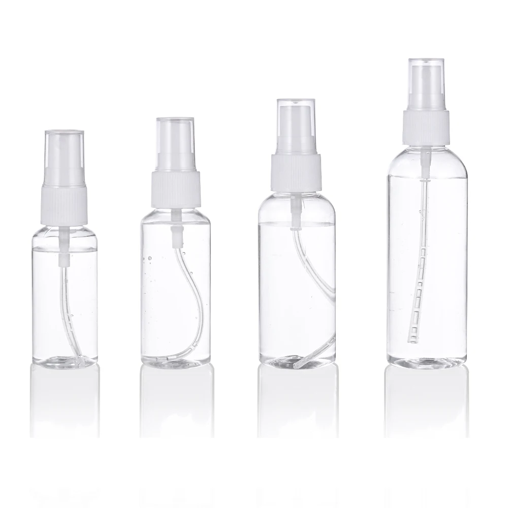 

100ml Refillable Dispense Bottles Transparent Plastic Perfume Atomizer Mini Empty Spray Bottle Portable Travel Accessories
