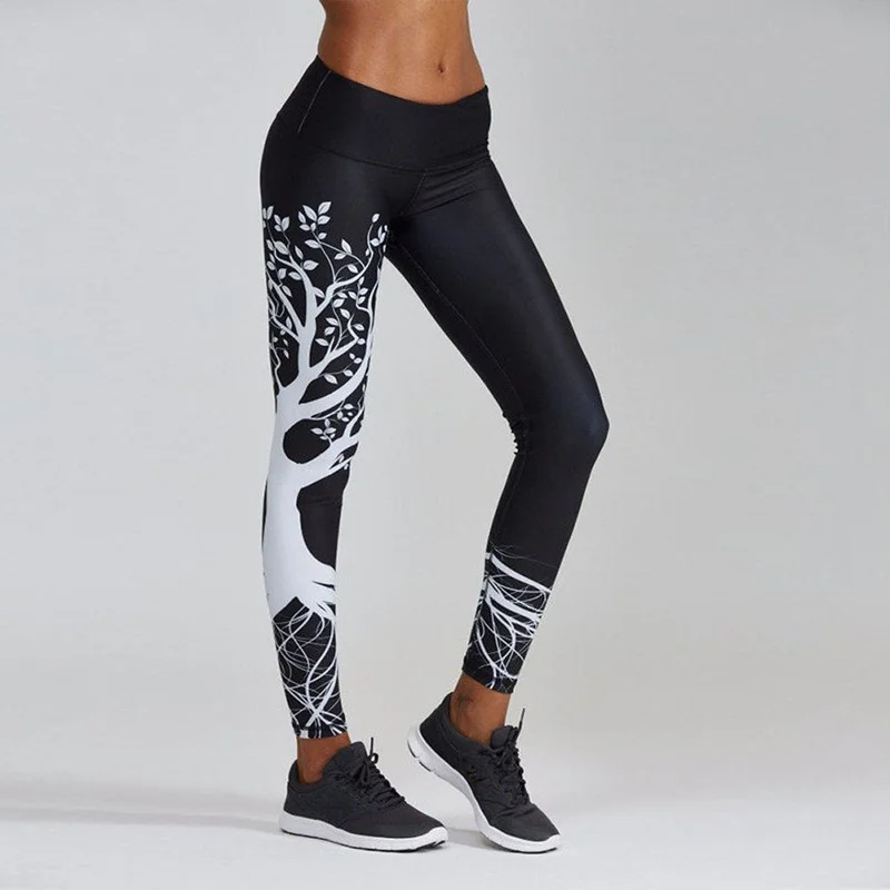

Women Yoga Fitness Leggings Gym Stretch Sports High Waist Pants Trousers Sport leggings Push Up Tights Gym Exercise Sportswear