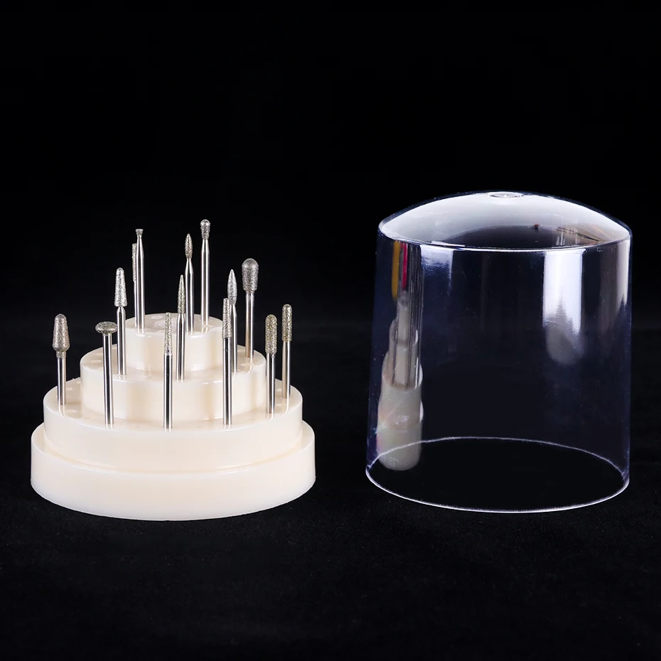 1 шт. 48 отделений сверла для ногтей держатель пустая коробка хранения стенд