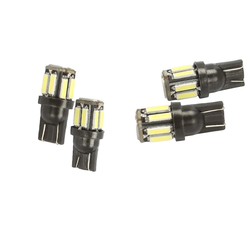 

4 шт., 12 В, W5W, фонарь заднего хода T10 LED 194 168