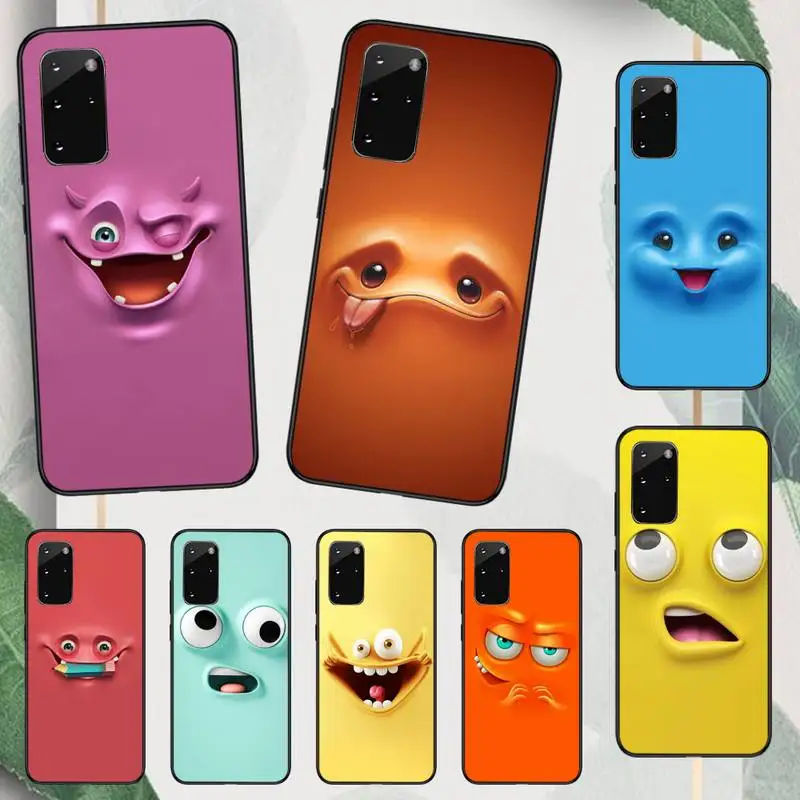 

Funny face funny color Phone Case For Samsung galaxy A S note 10 7 8 9 20 30 31 40 50 51 70 71 21 s ultra plus