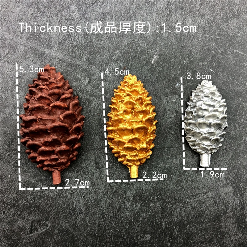 Силиконовые формы в форме шишки Sugarcraft форма для помадки инструменты украшения