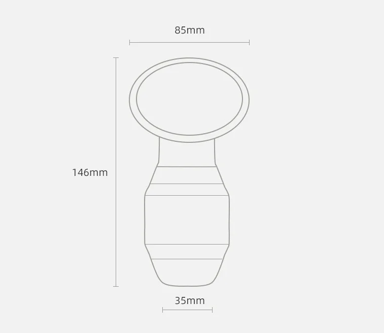 

FEDOLOY Manual Breast Pump 4oz/100ml, New Style