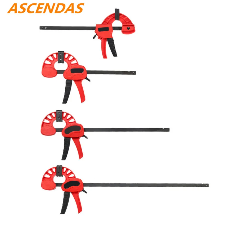 ASCENDAS 4/6/12/18 дюйма пластиковый зажим F сверхмощный держатель быстросъемный