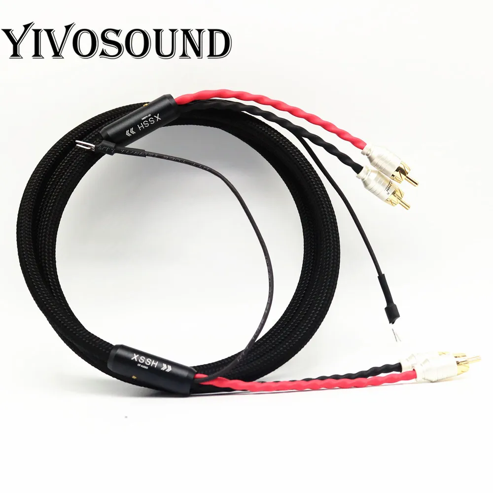 XSSH йиво 4 сердечник из чистой меди бескислородной покрытая серебром щит 2 до RCA