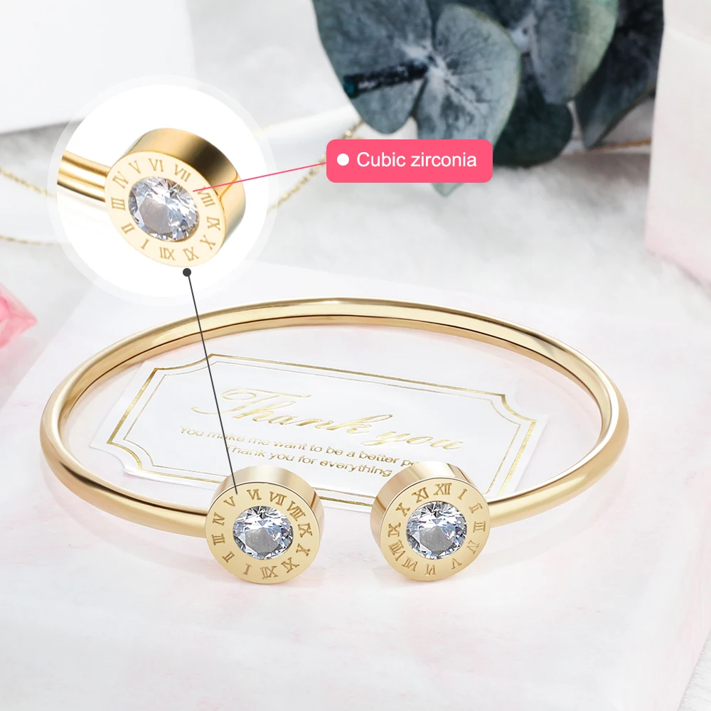 Новые регулируемые браслеты браслет из нержавеющей стали золотистый /