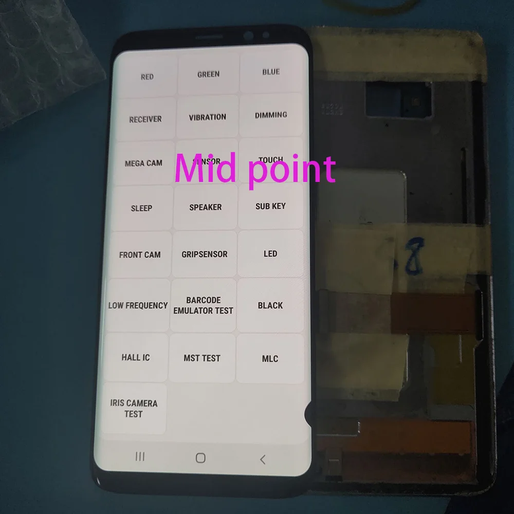 Точки AMOLED без рамки для Samsung Galaxy S8 + G950F G955F S9 S9Plus G960 G965F S10 S10Plus ЖК-дисплей сенсорный
