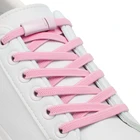 Эластичные шнурки с магнитным замком, плоские кроссовки, без завязывания, металлические фиксирующие, легко надевать и снимать, для ленивых