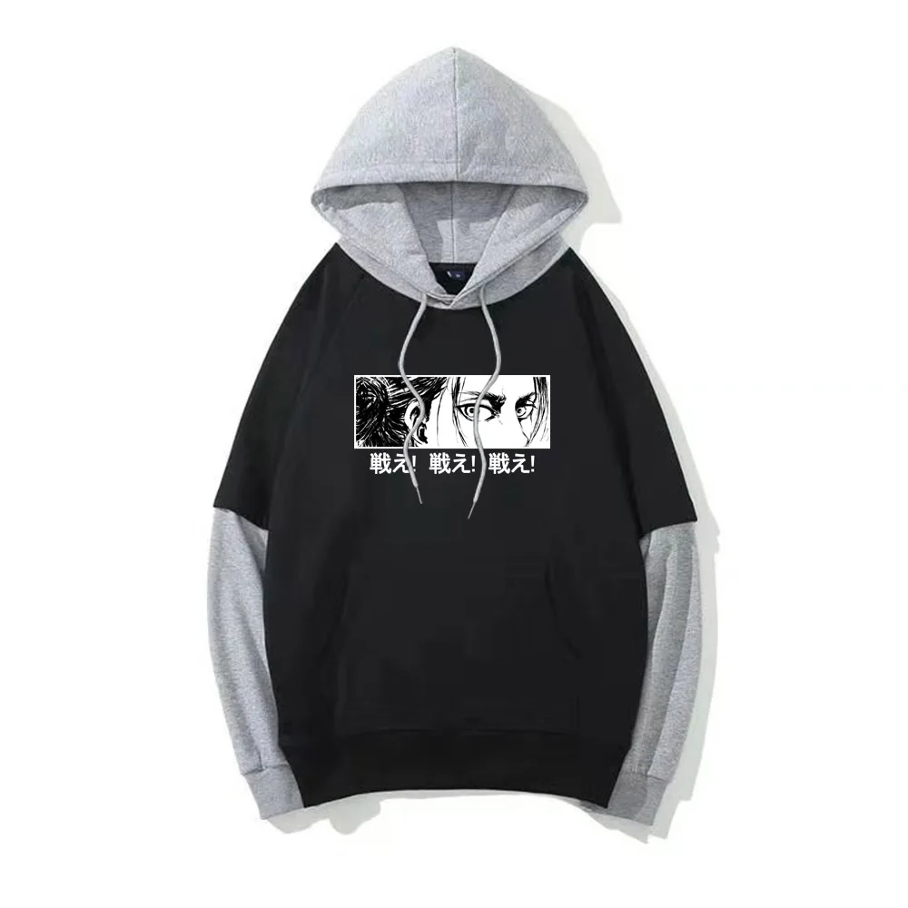 

Attack On Titan Pullover Unisex Loose Tops Anime Style New Hoodie