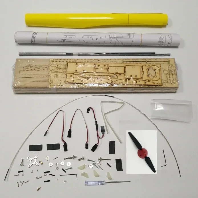 1550 мм DIY Balsa RC планер комплект желтый или белый на выбор DBRGK01 - Цвет: YellowKit with Cover