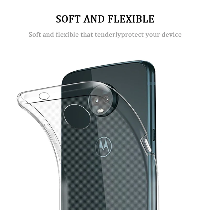 Силиконовые чехлы для телефона Motorola Moto Z3 Play Back Cover Прозрачный Ультра тонкий