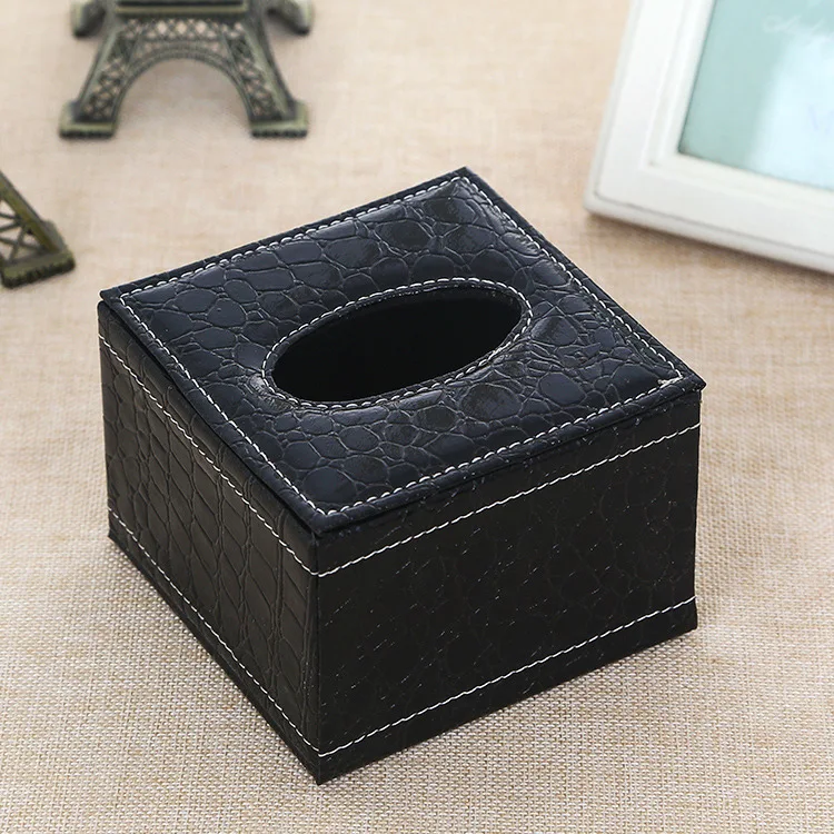 Кожаная Коробка для полотенец салфетка бумажная коробка отеля кожаная