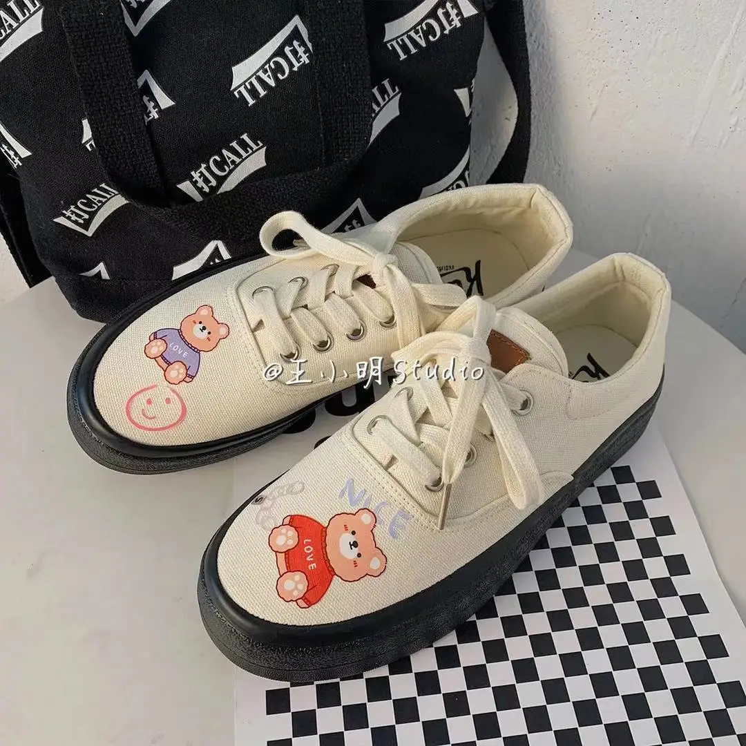 

Women's Sneakers Sports Shoes Flats Kawaii Lolita Fashion Casual Vulcanized Running Harajuku Cute Spring Dropshipping