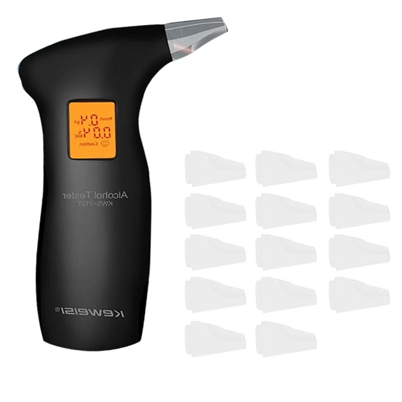 Анализатор дыхания с 15 мундштуками и ЖК-дисплеем | Автомобили мотоциклы