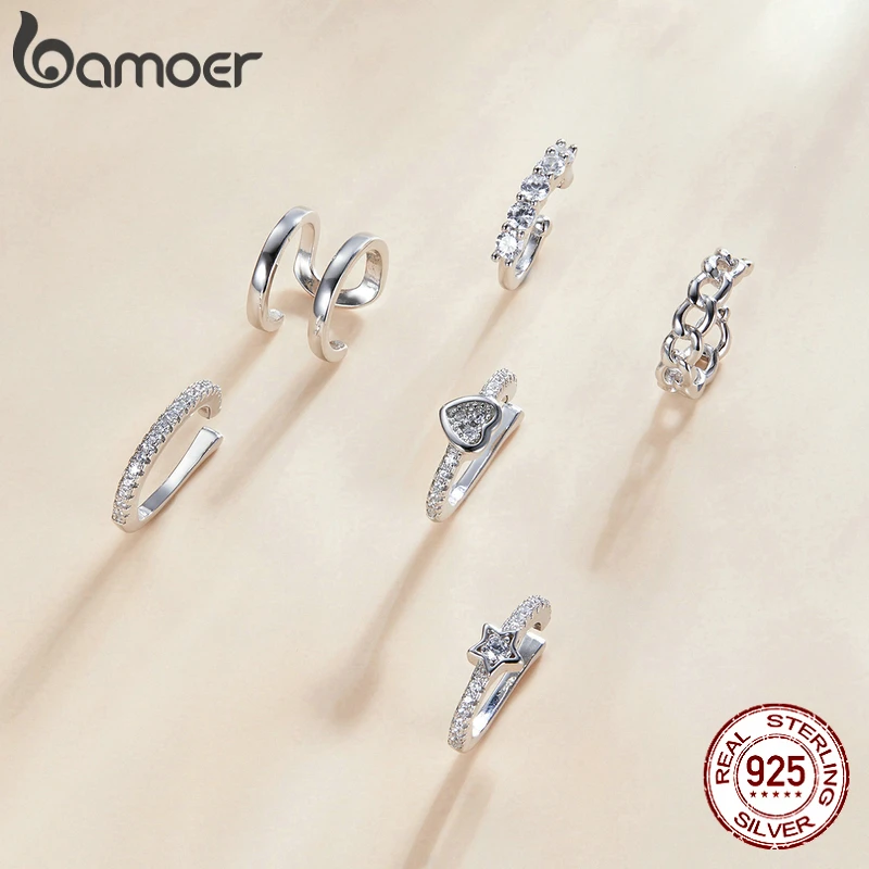 Серьги-клипсы женские из серебра 925 пробы с фианитами SCE1022 |