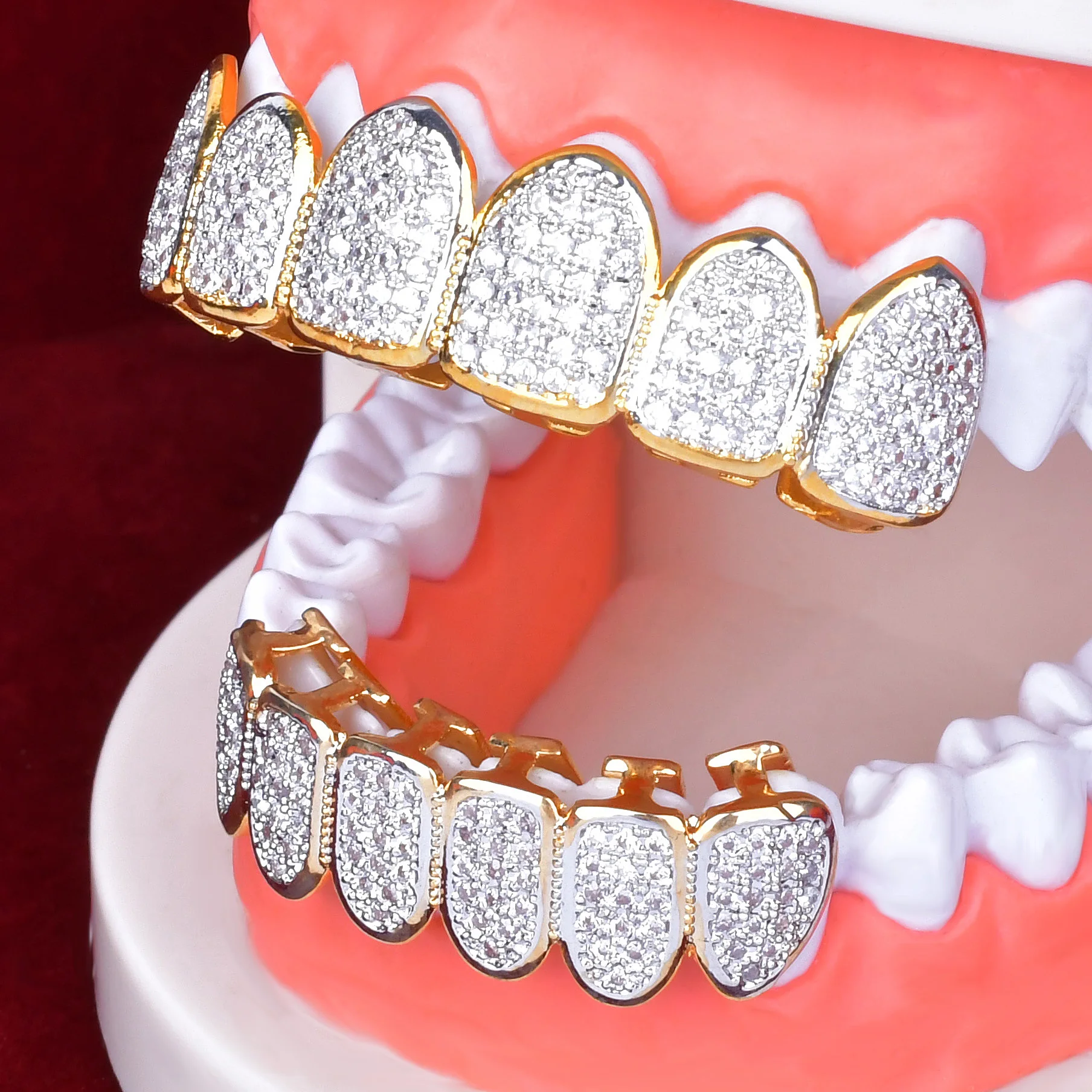 Набор декоративных зубов в стиле хип-хоп для мужчин и женщин