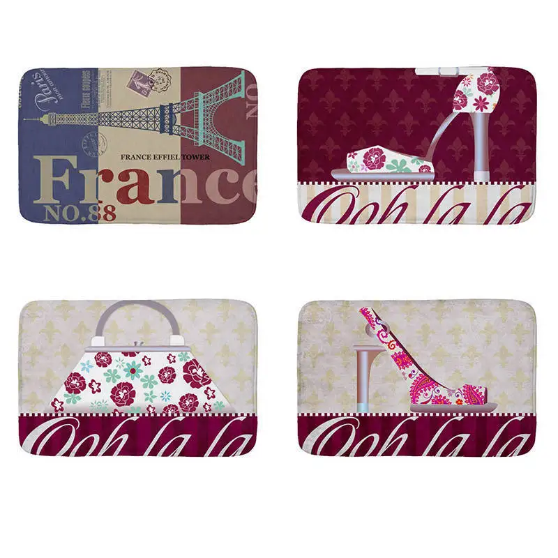 Модный дизайн сумка на высоком каблуке напольный коврик замшевый уютный ковер