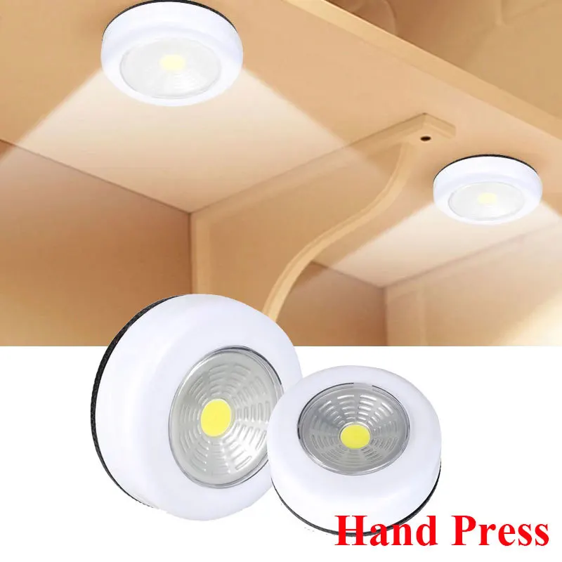

2022 Wireless Portable LED Cabinet Light Self Adhesive Wall Lamp Wardrobe Cupboard Drawer Closet Night LightКабинет Свет