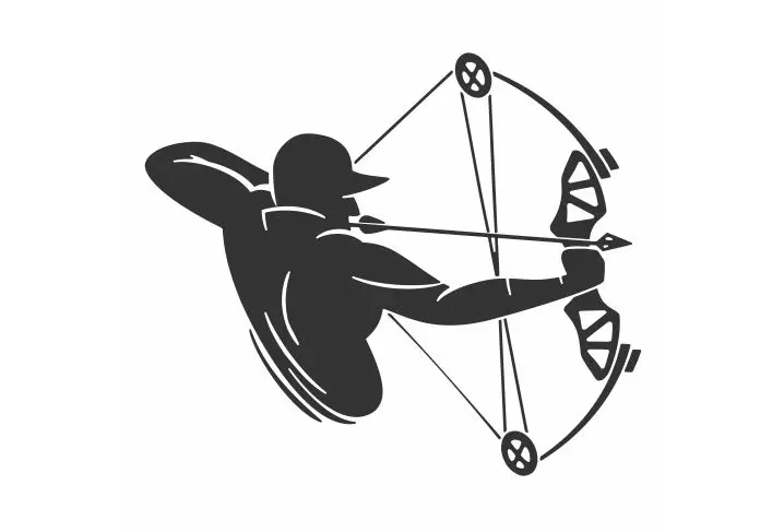 Юного охотника способен тянуть лук и стрелы с целью стрелять Автомобильная