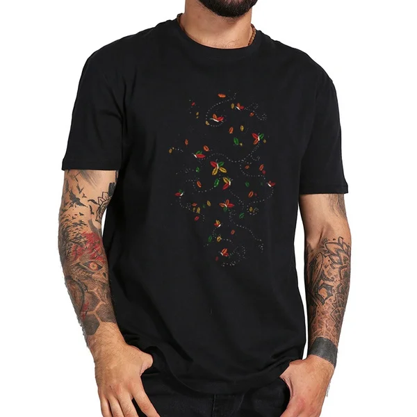 

spirits of seasons T Shirt Men T-Shirts Harajuku Streetwear 2019 Spring Summer Tshirt Short Sleeve Tops Tees Cotton