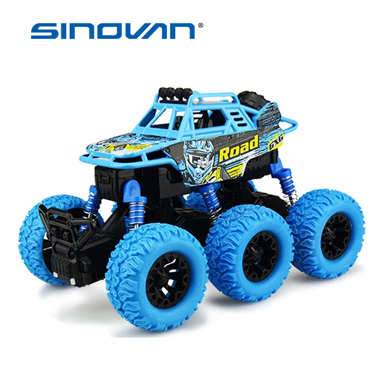 Легированный оттягивающийся автомобиль детские игрушки модель 6WD литой металл большая нога альпинист транспортные средства игрушка со звуком и светильник коллекция хобби автомобиль