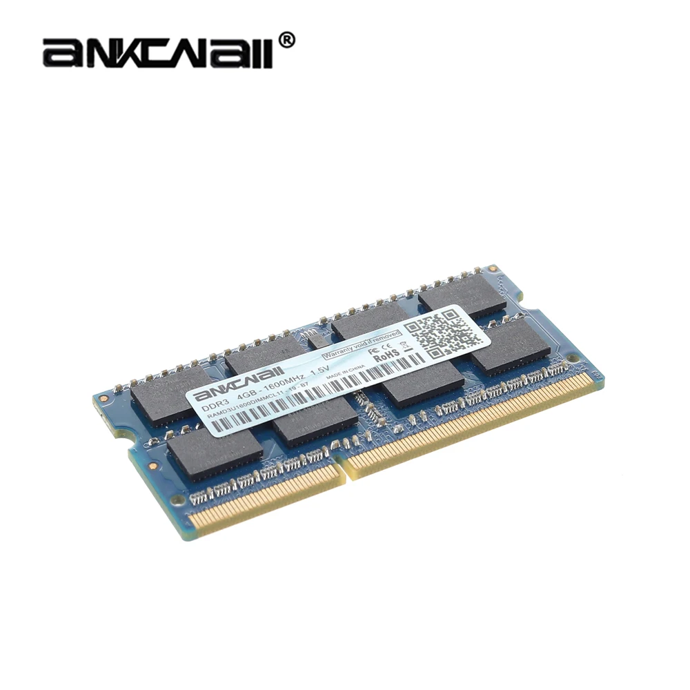 Оперативная память ANKOWALL для ноутбука DDR3 4 Гб 2 1333 1600 1866 МГц sodimm ddr3l ОЗУ 204pin 1 35/1 5 в |