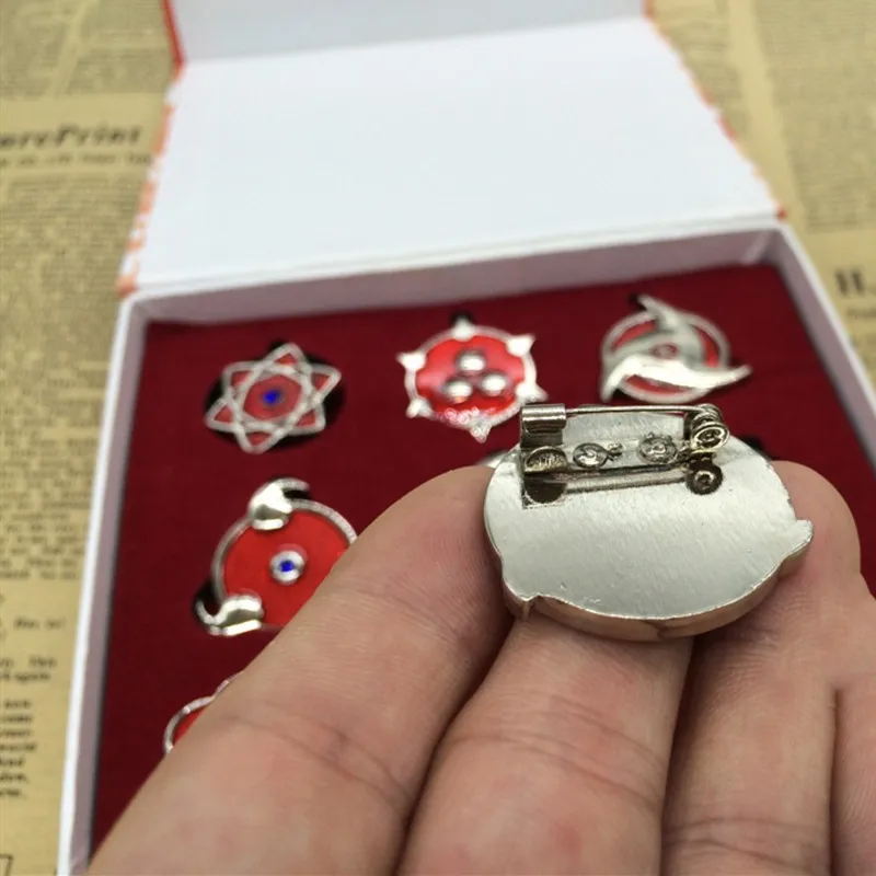 

1 Sets Anime Naruto Pendant Kakashi Carving Round Eyes Leaf Village Symbol Pendant Students Cosplay Jewelry Accessories Gifts