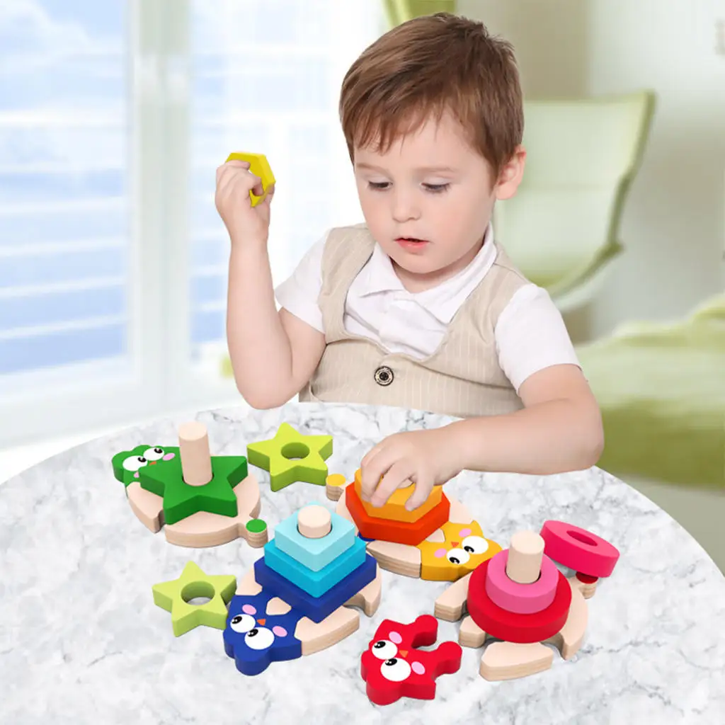 

Деревянная игрушка Монтессори для малышей, обучающие игрушки для мальчиков