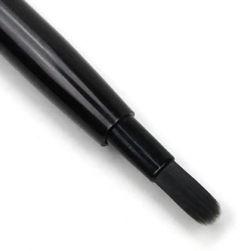 Новинка 2019 портативная кисть для губ черного цвета с крышкой профессиональная