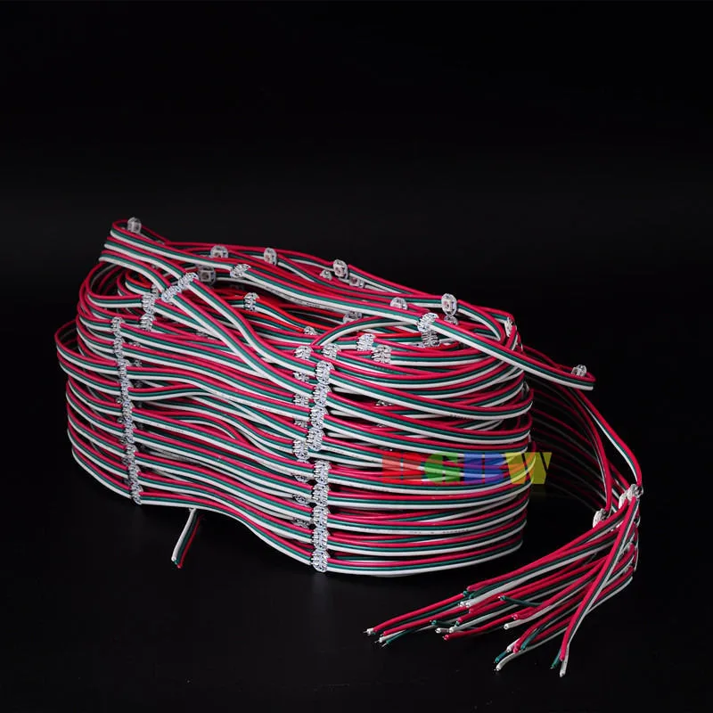 50 шт. Предварительно проводной 5050 SK6812 WS2812B полноцветный RGB пиксельный