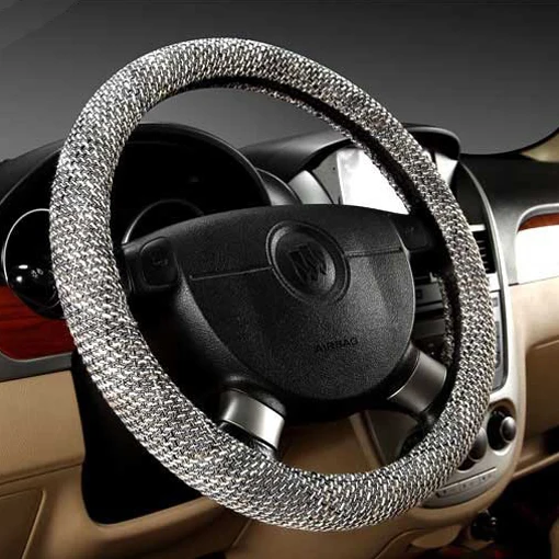 

Чехлы рулевого колеса автомобиля грубая Конопля-крутая летняя оболочка с защитой от скольжения, защита на плечо, автоматический протектор ...