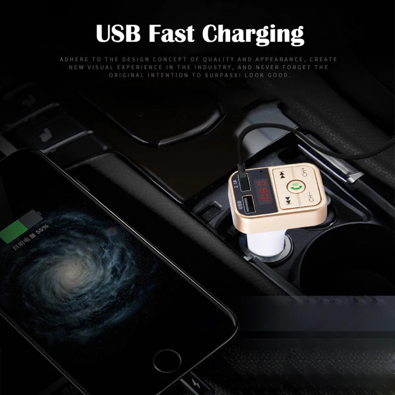 FM передатчик Bluetooth автомобильный комплект свободные руки модулятор