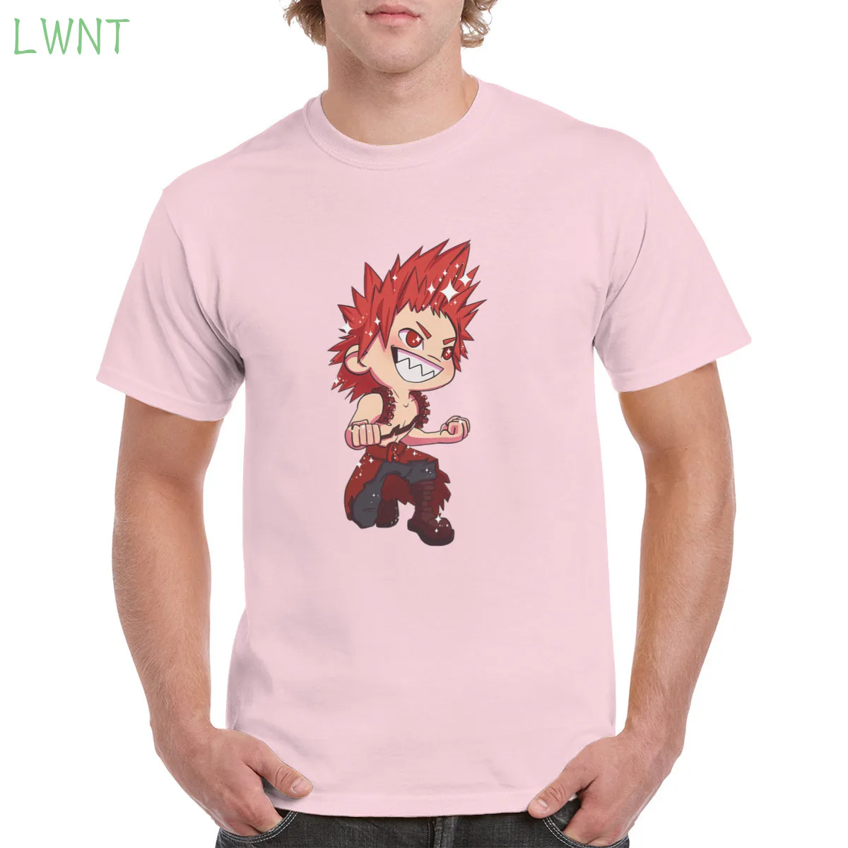 

manga 100% Eijiro Kirishima Anime Cotton Tshirt Top Harajuku Aesthetic Tshirt Oversized clothes Female/Man