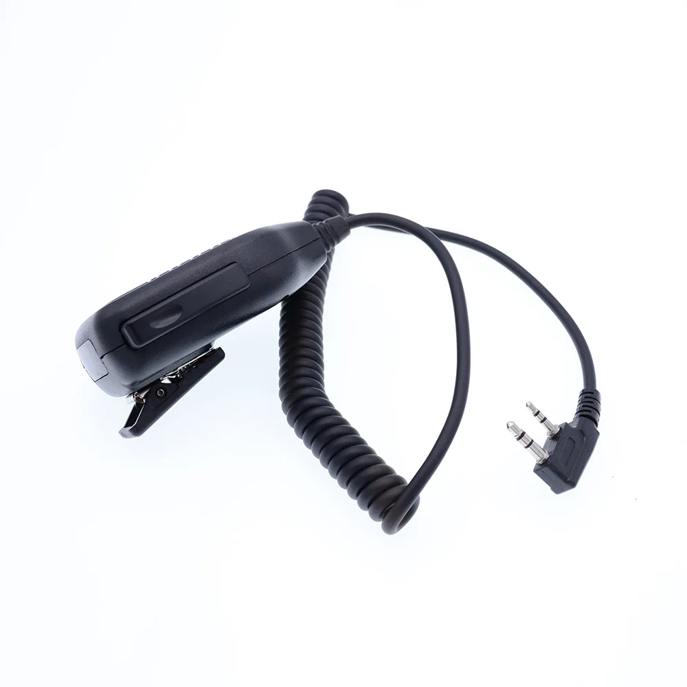 baofeng speaker 2 pin bf s112 3 5mm to 2 5mm handheld two way walkie talkie radio speaker mic uv 5r 888s free global shipping