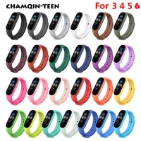 replacement straps for mi band 6 watch band strap for xiaomi mi band 6 5 4 3 sport wristband silicone bracelet mi band 3 4 band5