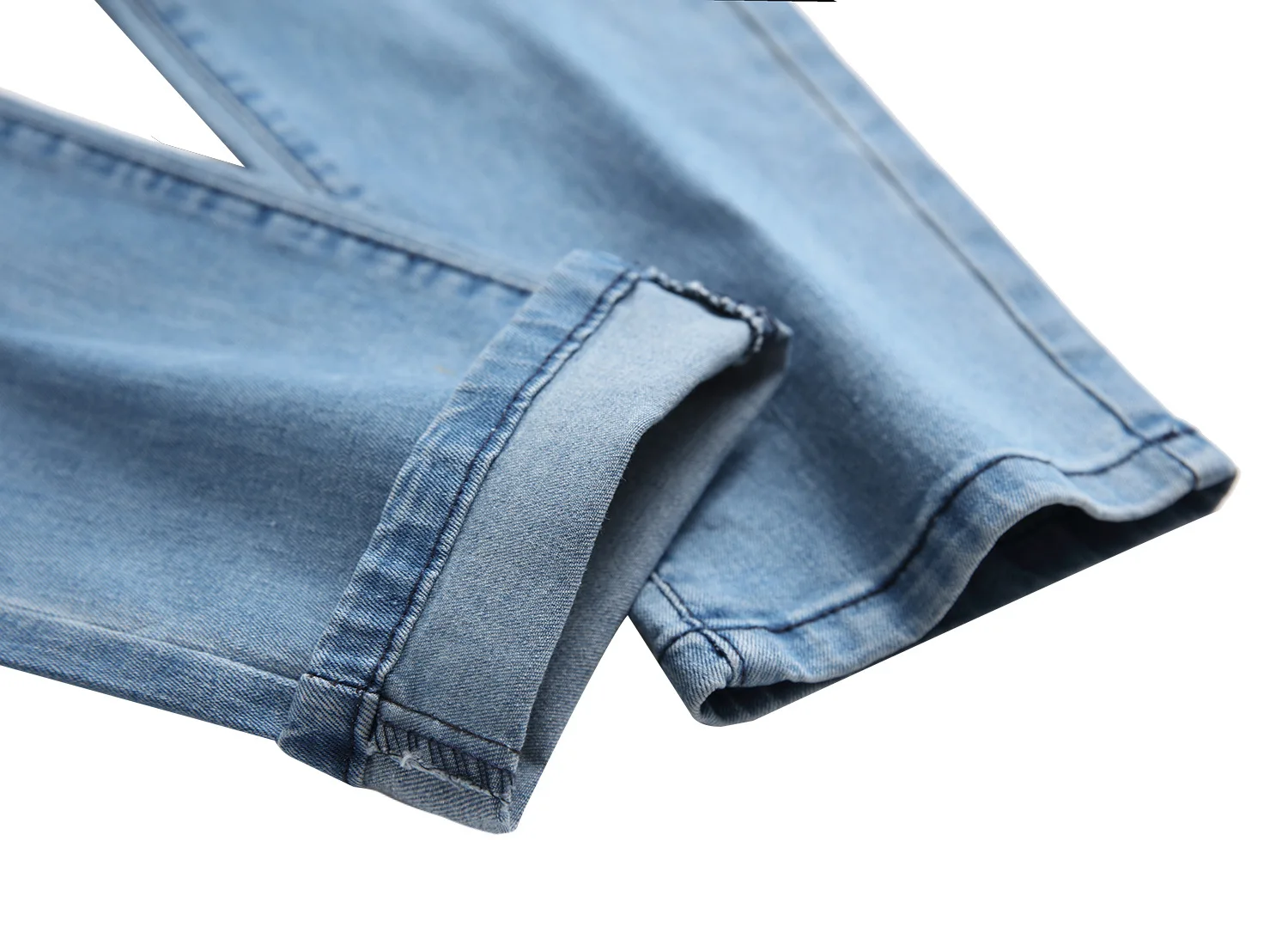 

Straight Destroyed Hole Jeans Mens Elastic Motorcycle Punk Jeans Slim Fit Ripped Jeans for Men New Vintage Cotton Denim Pants 42