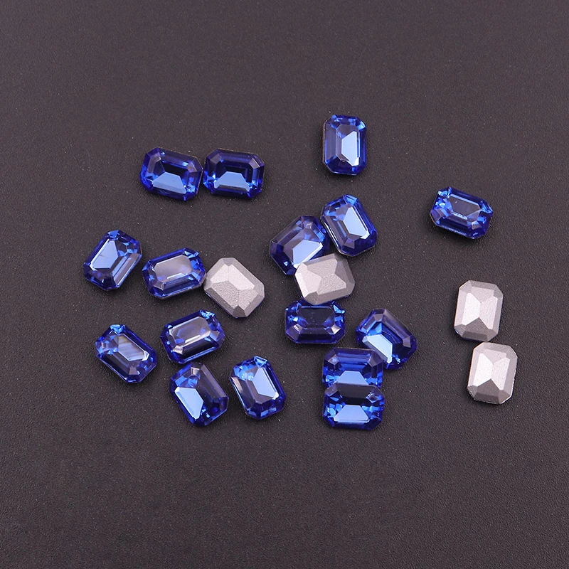 10 шт. Кристаллы Новый дизайн кристаллы для ногтей плоские Стразы художественное