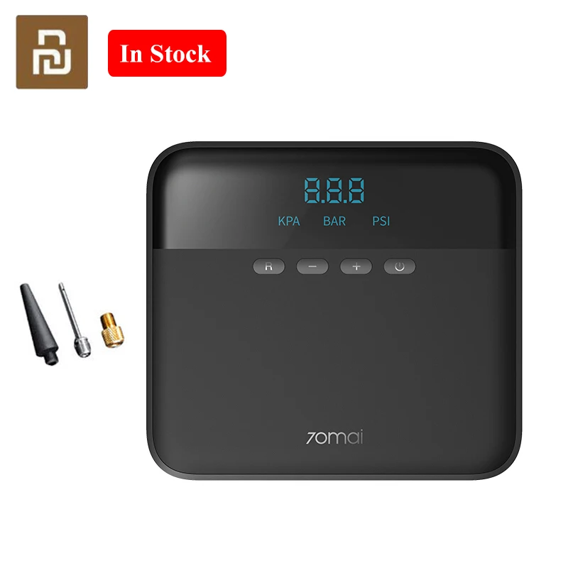 Bomba de ar para Encher Pneus de Carro Digital com Detecção de Pressão dos Pneus de Carro Youpin Bomba Portátil Digital Detecção de Pressão dos Motocicleta Bicicleta com