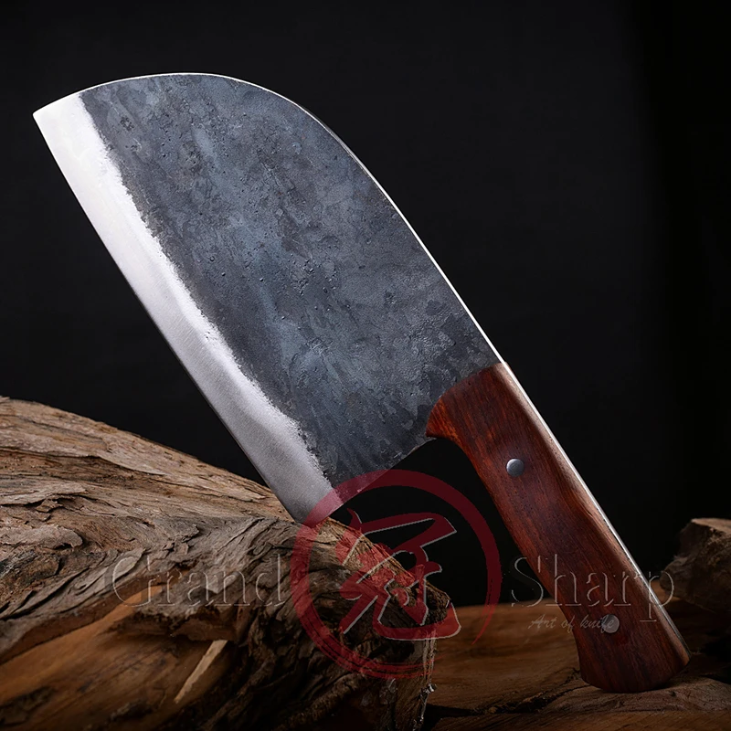 6 9 дюймовый кованый шеф нож ручной работы из плакированной стали китайский