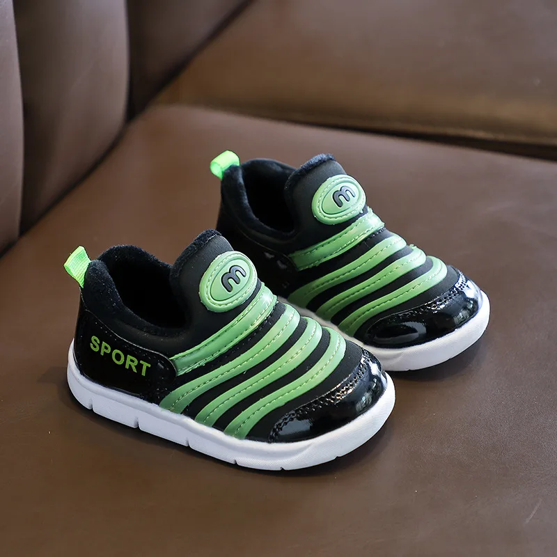 2019 новые зимние модные детские кроссовки теплая плюшевая детская хлопковая