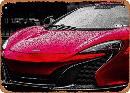 

Металлический знак-суперкар McLaren 650s-8x12, винтажный стиль, жестяной знак