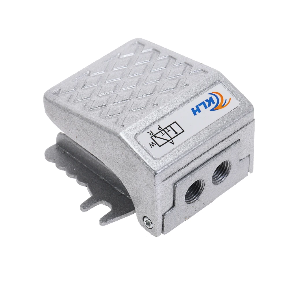 

1pcs Aluminium Alloy 1/4" BSP Threaded Air Pneumatic Pedal Valve Foot Switch 2 Way Position FV-02