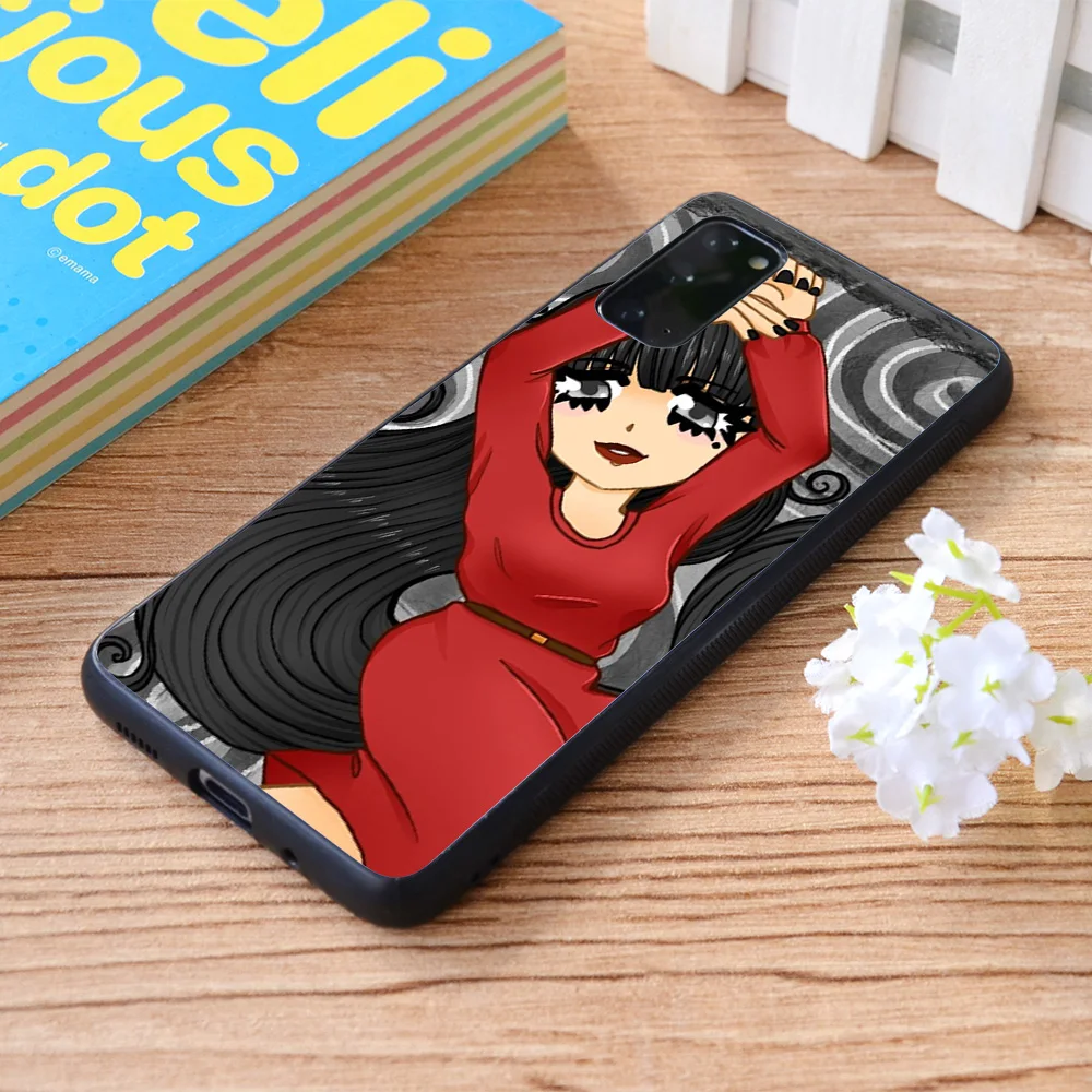 

For Samsung Galaxy Tomie x Uzumaki-Junji Ito Soft TPU border Samsung Galaxy Case