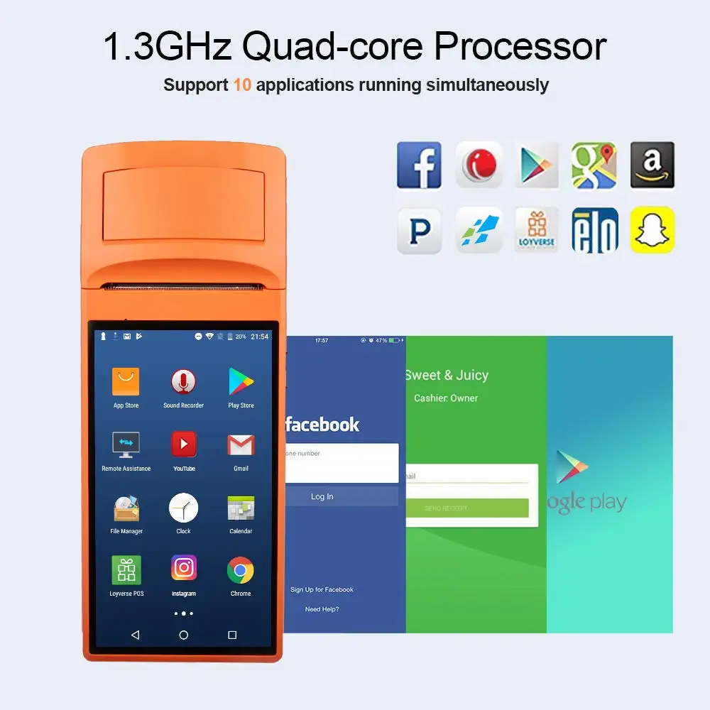 КПК Android pos терминал в принтерах с Bluetooth WIFI 3G 4G связь|Принтеры| |