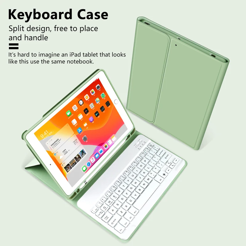 Bluetooth Keyboard Smart Case For iPad 10.2 2019 Pro 11 2020 Air 3 10.5 2018 9.7 2 for 7th mini 5 Generation | Компьютеры и офис