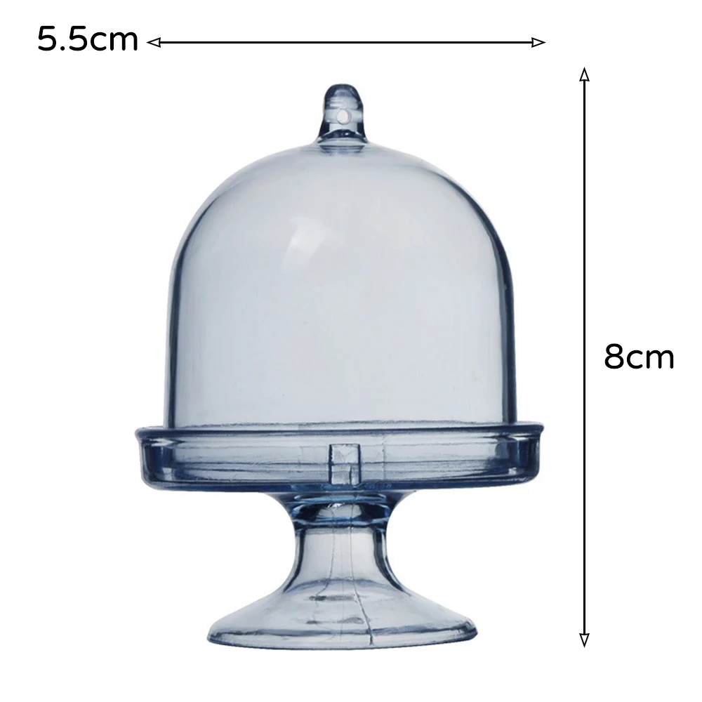 

Mini Cake Display Stand Cupcake Holder + Dome Cover Wedding Party Props Tableware Kitchen Accessories Tools