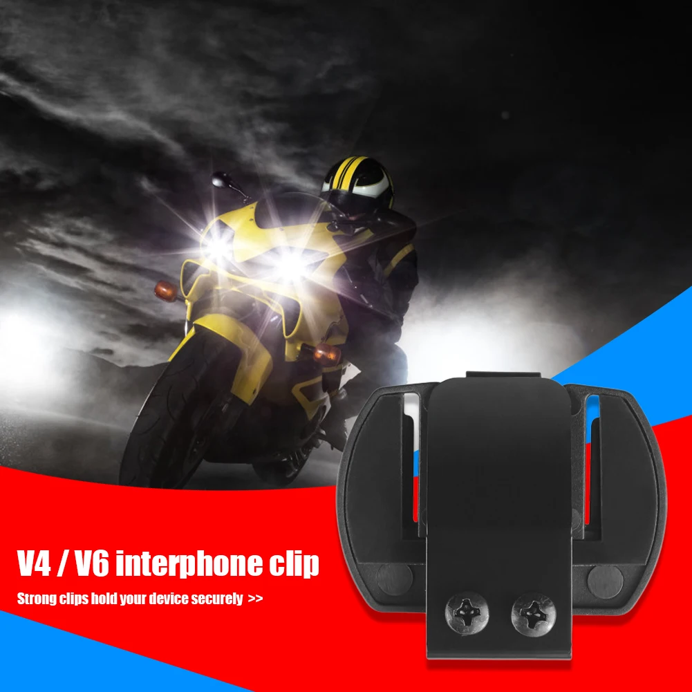 Зажим V4 V6 для мотоцикла Bluetooth-интерфон микрофона динамика гарнитуры и шлема |