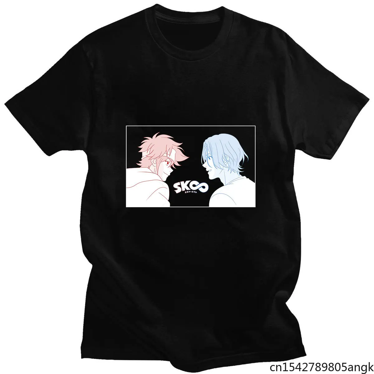 

Anime Skate Infinitys Miya Streetwear SK8 The T Shirt Skateboad Manga Harajuku Loose Graphic Print Men's Tops