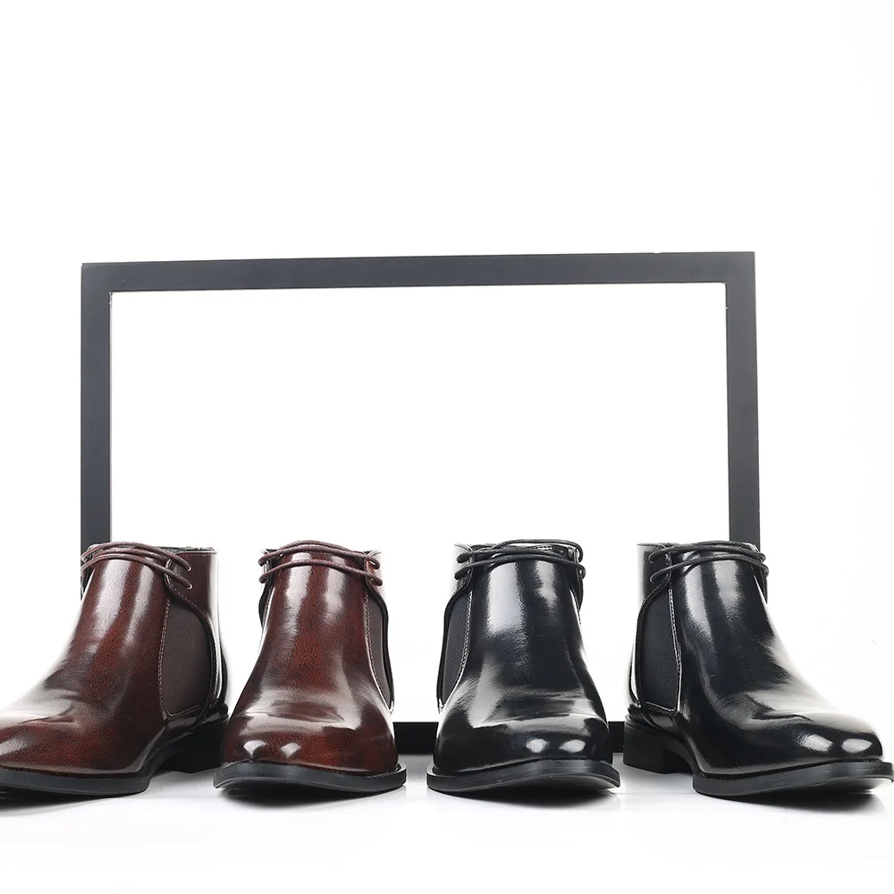 

Autumn Martin boots British style men's boots retro leather boots Korean men's high help men's shoes